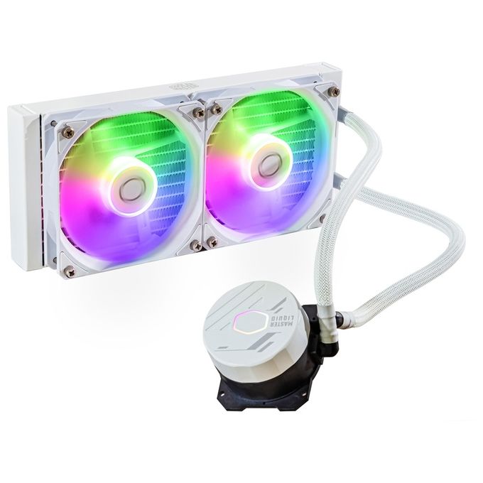Image of Ventola Master Liquid Ml240l Core R Lga 11551700 Amd Am2fm2 Argb Wh