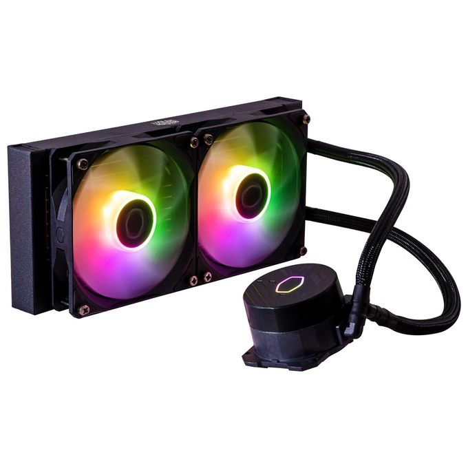 Image of Ventola Master Liquid Ml240l Core R Lga 11551700 Amd Am2fm2 Argb Bk