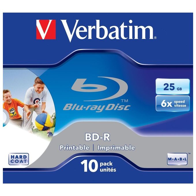 Verbatim Blu Ray Disc 25gb 6x Print. C.10 Xx