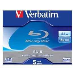 Verbatim Blu Ray Disc - 25gb - 6x Conf.5pz.