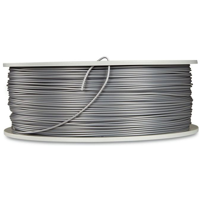 Verbatim bobina stampante 3d abs argento (silver/metal-grey) 1.75mm 1kg