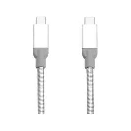 Cavo con Funzione di Sincronizzazione e Ricarica in Acciaio Inossidabile da Usb-C a Usb-C Usb 3.1 Gen 2 30cm