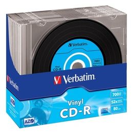 Verbatim Cdr Datalplus Vinyl 80 52x Conf.10)