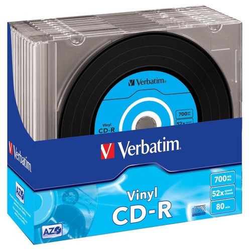 Verbatim Cdr Datalplus Vinyl 80 52x Conf.10)