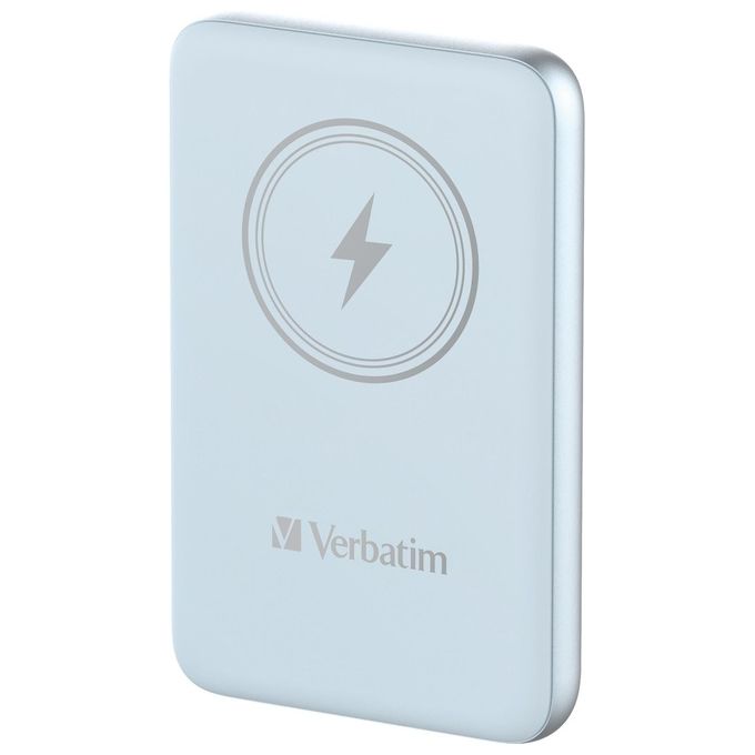 Verbatim Charge 'n' Go Polimeri di Litio 10000 Mah Carica Wireless Blu