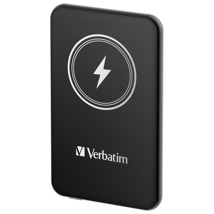 Verbatim Charge 'n' Go Polimeri di Litio 5000 Mah Carica Wireless Nero