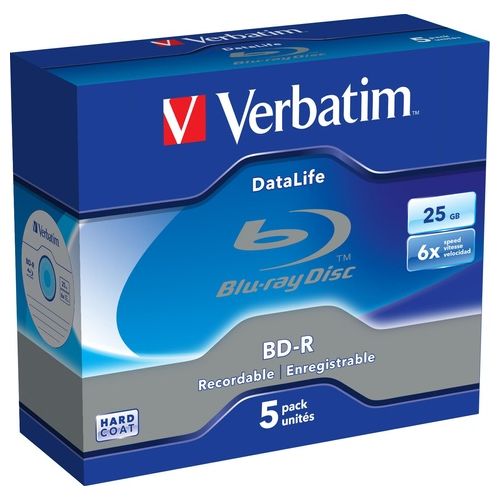 Verbatim DataLife 6x BD-R 25 GB 5 Pezzi