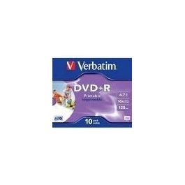 Verbatim Dvd+r 2.0 4 7gb Stamp. 16x Cf.10 Xx