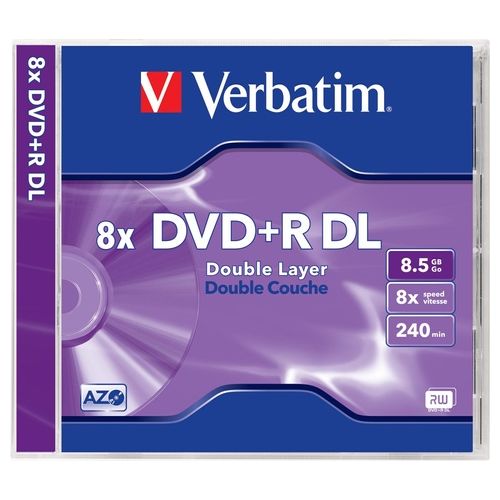 Verbatim Dvd+r 8.5gb 8x Conf. Singola 1pz
