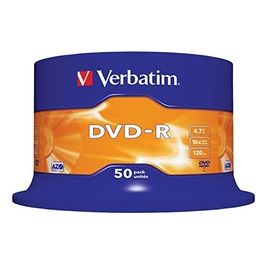 Dvd-R Matt Silver Confezione da 50