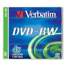 Verbatim Dvd-RW 4,7Gb 4x Jewel Case