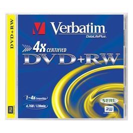 Dvd RW 4,7Gb Jewel Case 10 Pezzi