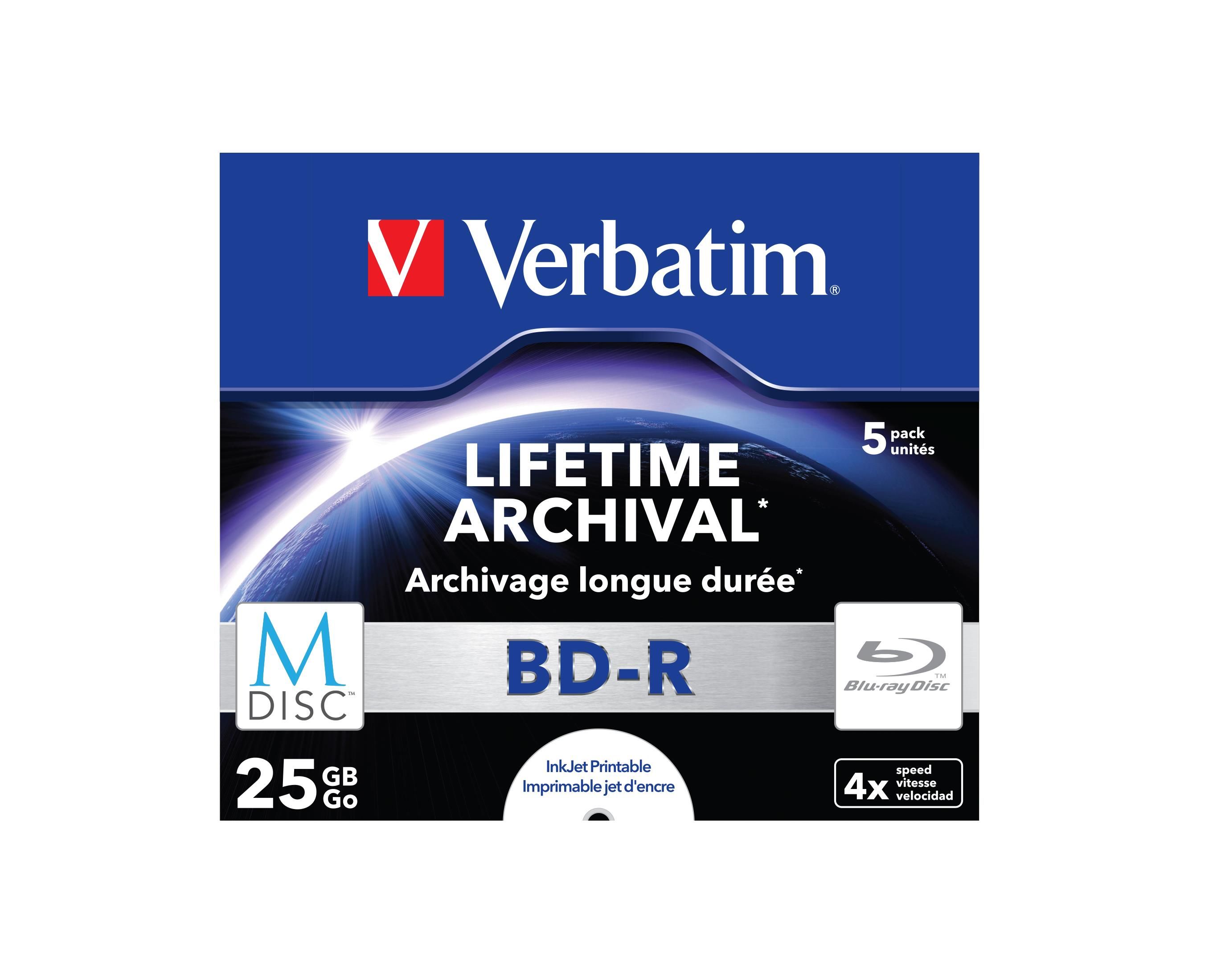 Verbatim M-disc Bd-r 25Gb