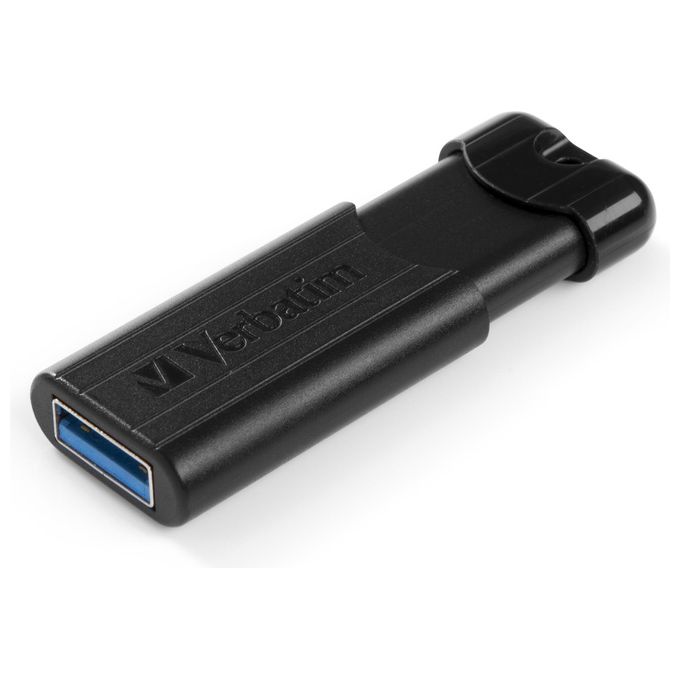 Verbatim PinStripe Unita' Flash Usb 64Gb Usb Tipo A 3.0 Nero