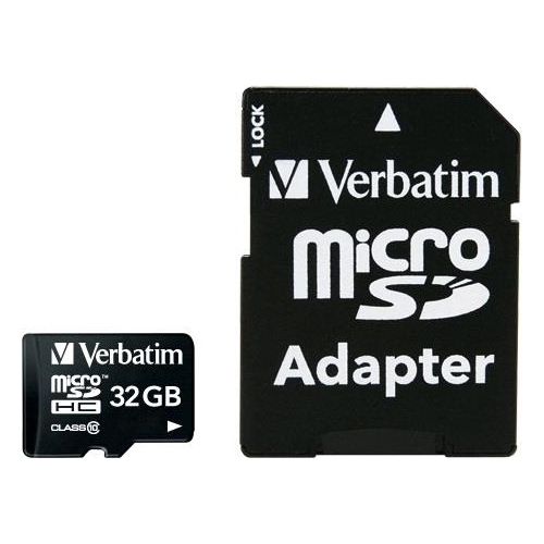 Verbatim Micro Sdhc -32gb- Class 10+ Adattat