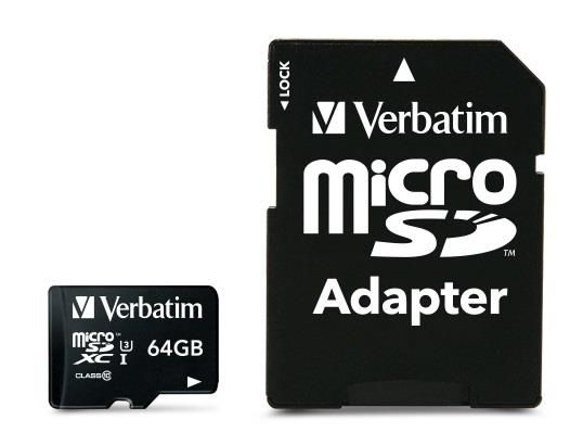 Verbatim Micro Sdhc-64Gb-pro Class