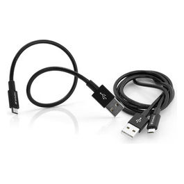 Verbatim Micro Usb Cavo Sync and Charge 100cm Nero con 30cm Aggiuntivi