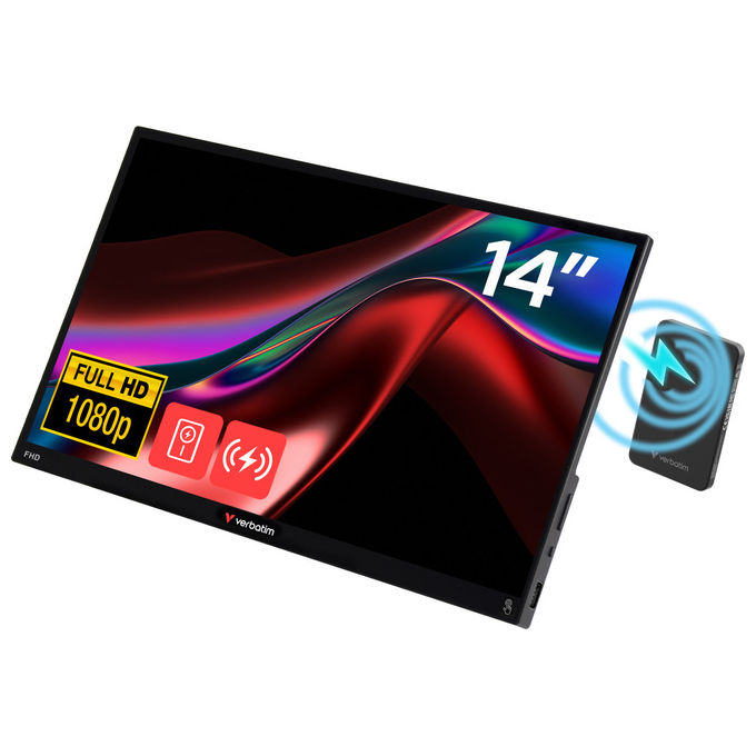 immagine di Verbatim Monitor Portatile Nero 14'' LED Full HD