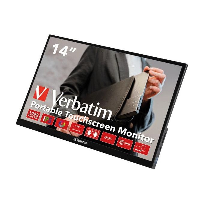 Verbatim Pmt-14 Monitor Portatile Touch 14" Full Hd