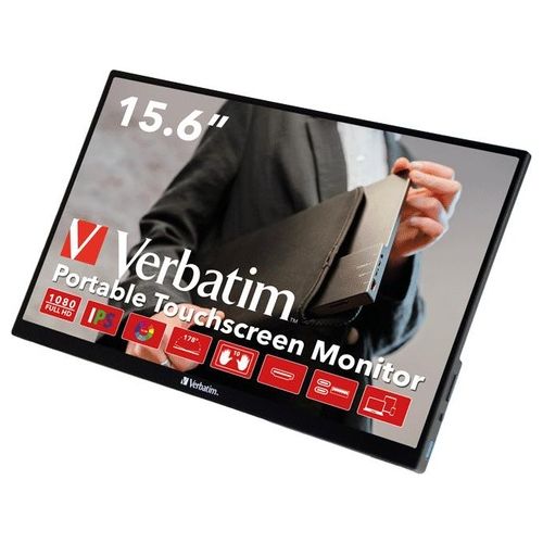 Verbatim Pmt-15 Monitor Portatile Touch 15.6" Full Hd
