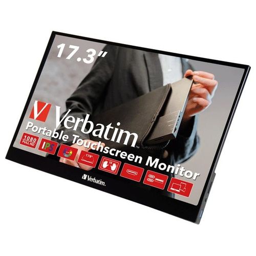 Verbatim Pmt-17 Monitor Portatile Touch 17.3" Full Hd