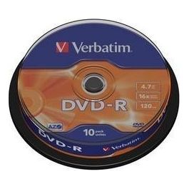 Verbatim Spindle 10 Dvd-r 4 7gb 16x C.10 Xx