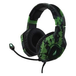 Verbatim SureFire Skirmish Cuffia Gaming Connettore 3.5mm Usb Tipo A Nero/Mimetico/Verde