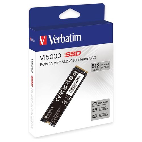 Verbatim Vi5000 Ssd M.2 512Gb PCI Express 4.0 3D NAND NVMe
