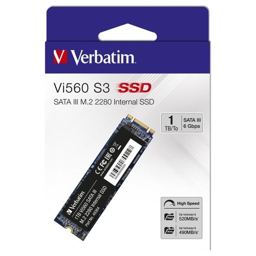 Verbatim Vi560 S3 M.2 SSD Drives allo Stato Solido 1Tb