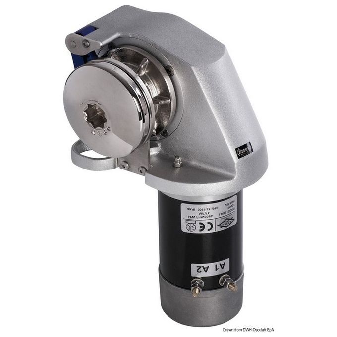 Verricello ITALWINCH Obi 500 W - 12V - Senza Campana - Barbotin 6mm
