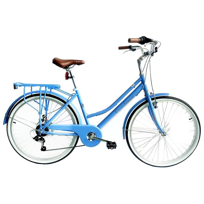 Versiliana Biciclette Vintage City Bike 26'' Donna Pastel Light Blue Resistente Pratica Comoda Perfetta per muoversi in città