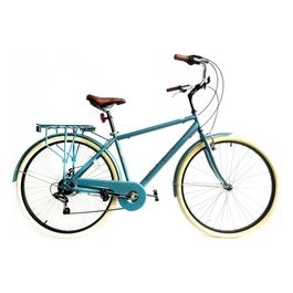 Versiliana Biciclette Vintage City Bike 28'' Uomo Blue Avio Resistente Pratica Comoda Perfetta per muoversi in città