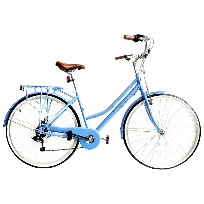 Versiliana Biciclette Vintage City Bike 28'' Donna Pastel Light Blue Resistente Pratica Comoda Perfetta per muoversi in città