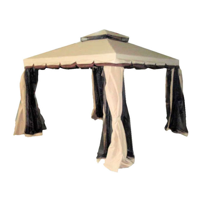 Vette 06274 Gazebo Alluminio Colonna Zanzariera 3x3mt