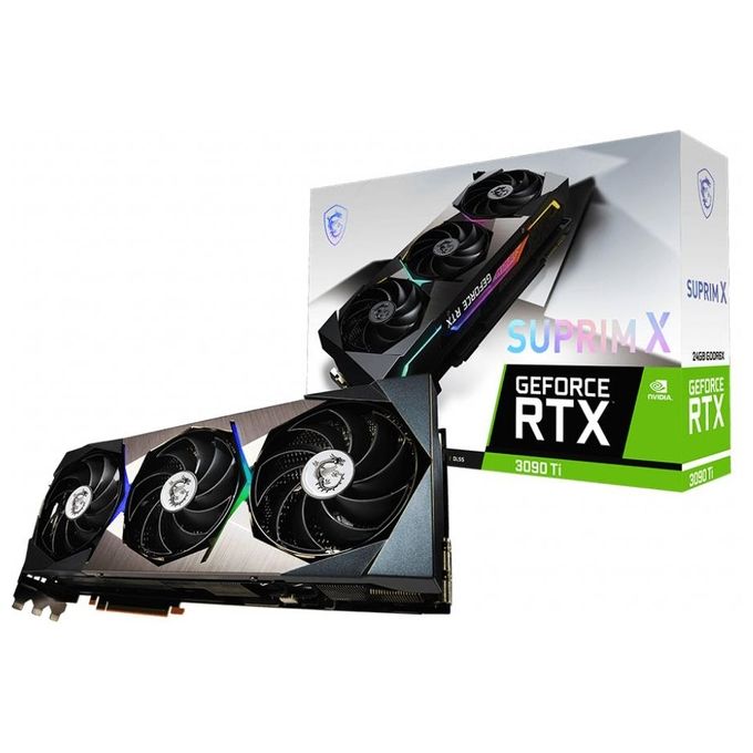 MSI Nvidia Rtx 3090 Ti Suprim X 24g 24gb Ddr6x 384bit 1h 3dp 420w