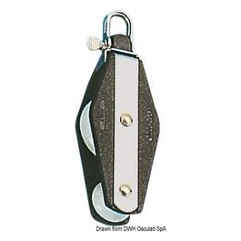 Bozzello Plastinox 2 pulegge violino 10x45 