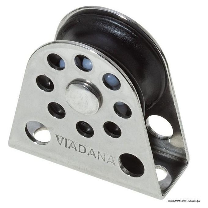 Viadana Bozzello verticale: diametro mm 28, cime mm 4 - Carcassa in acciaio inox