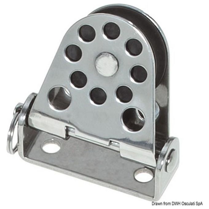 Viadana Bozzello Verticale Pivotante: Diametro 28mm per Cime 4mm