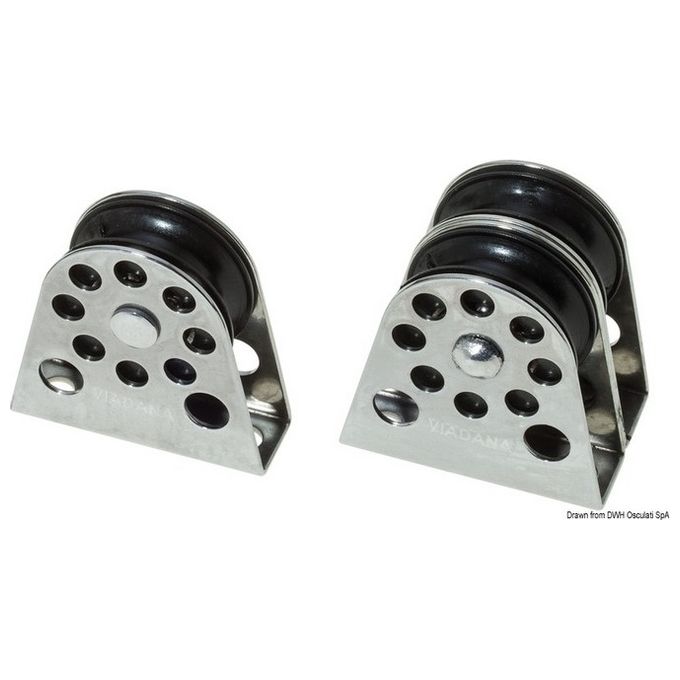 Viadana Bozzello: Rinvio Verticale Singolo con Cime da 8mm - Acciaio Inox