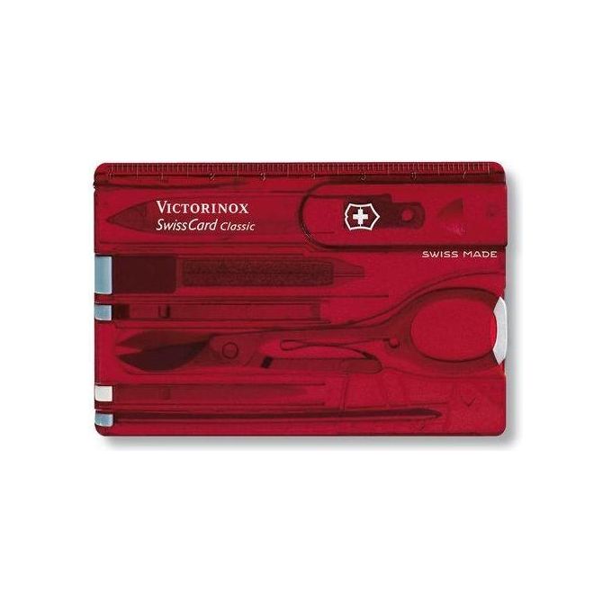 Victorinox Jelly Swisscard Multiuso Rosso