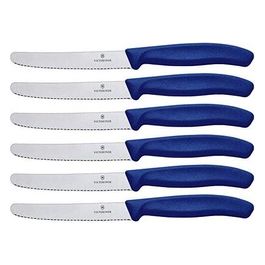 Victorinox Swiss Classic Coltelli da Tavola Set 6 Pezzi Blu