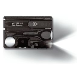 Swisscard Lite Astuccio Manicure Nero Trasparente