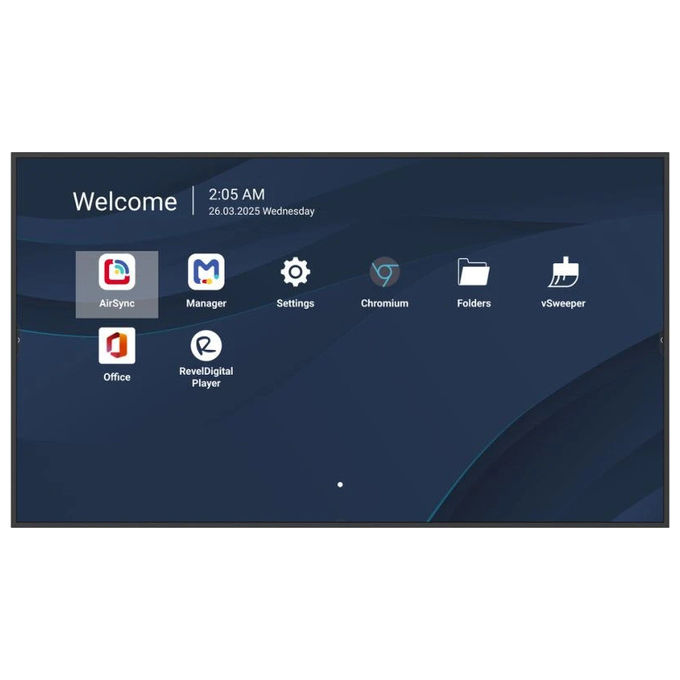 ViewSonic CDE5514-2C Monitor 55 pollici Segnaletica Digitale 4K Ultra HD Wi-Fi Android 14 Nero