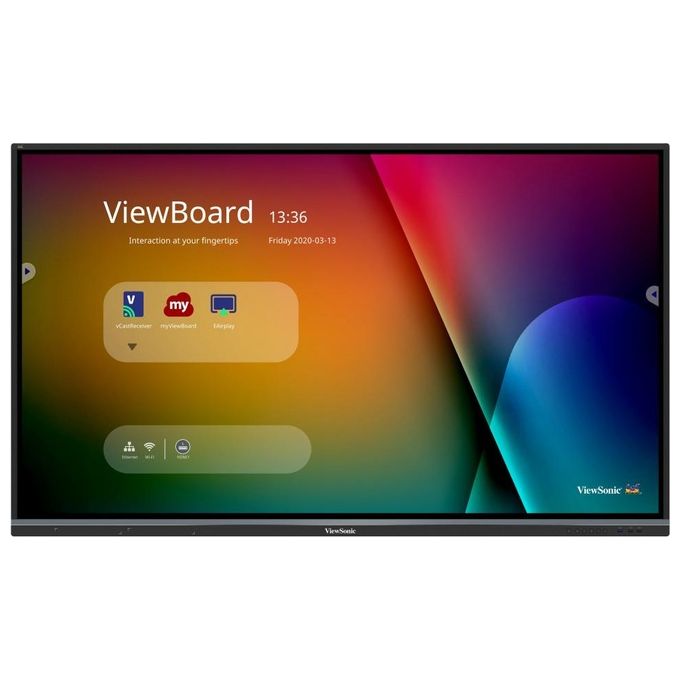 ViewSonic Monitor Touch 55'' ViewBoard IFP5550-3 3840 x 2160 Pixel 4K Ultra HD Tempo di risposta 8 ms