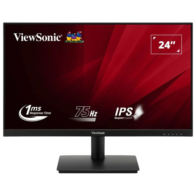 Viewsonic VA240-H-2 Monitor PC 23,8" Full HD IPS 75 Hz (Nero)