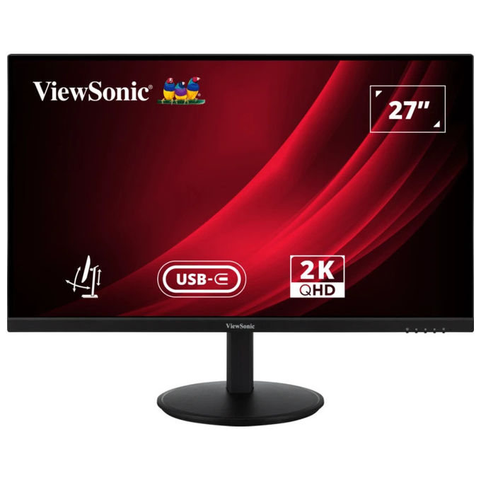 Viewsonic VG2709-2K-MHDU-2 Vg Monitor PC 27" Quad HD IPS 100 Hz (Nero)