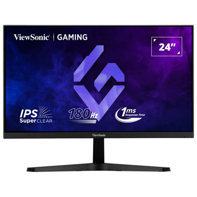 Viewsonic VX24G1-HD, Monitor Gaming Full HD, 24 pollici, 180Hz, 1 ms, Nero