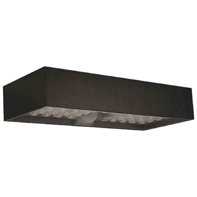 Image of Vigor Applique Led Solari Tebe Nero 6w-800lm