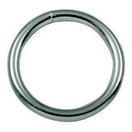 Anelli Saldati Zinco/Cromati 100 Pezzi Filo 5mm Foro 35mm