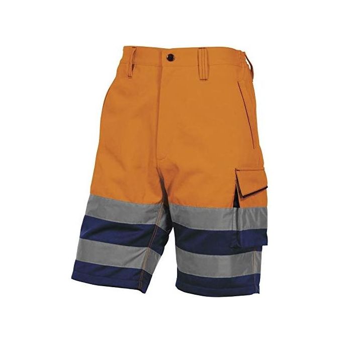 Image of Vigor-Blinky Bermuda Panoply Phber-Hv Blu-Orange Fluo Taglia L